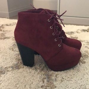 Platform booties